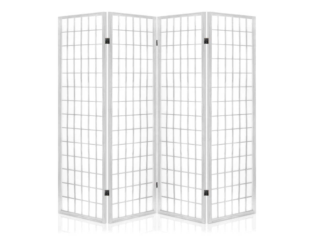 Room divider E P1 4 panel White