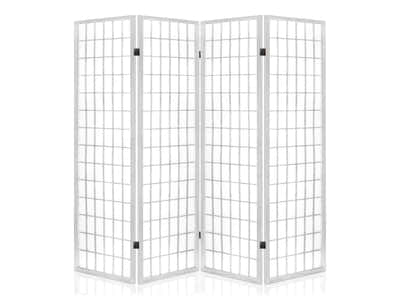Room divider E P1 4 panel White