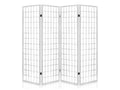 4-Panel Room Divider E P1 - White