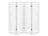 Room divider E P1 4 panel White