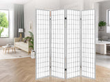 Room divider E P1 4 panel White