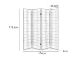 Room divider E P1 4 panel White