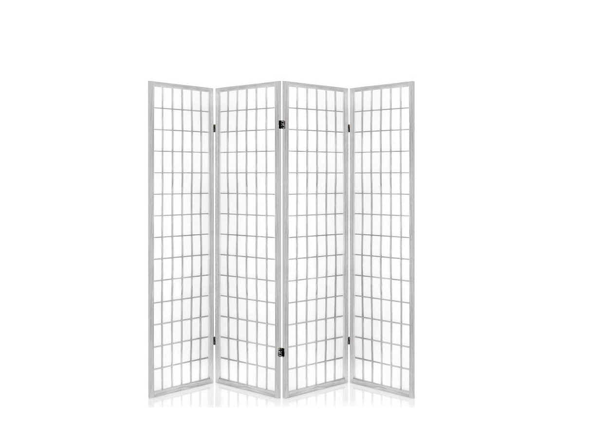 Room divider E P1 4 panel White