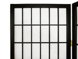 DS Room divider E P1 6 panel Black