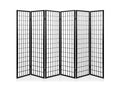 6-Panel Room Divider E P1 - Black