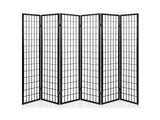 Room divider E P1 6 panel Black