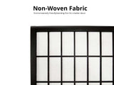 Room divider E P1 8 panel Black