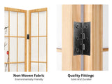 Room divider E P2 6 panel Natural