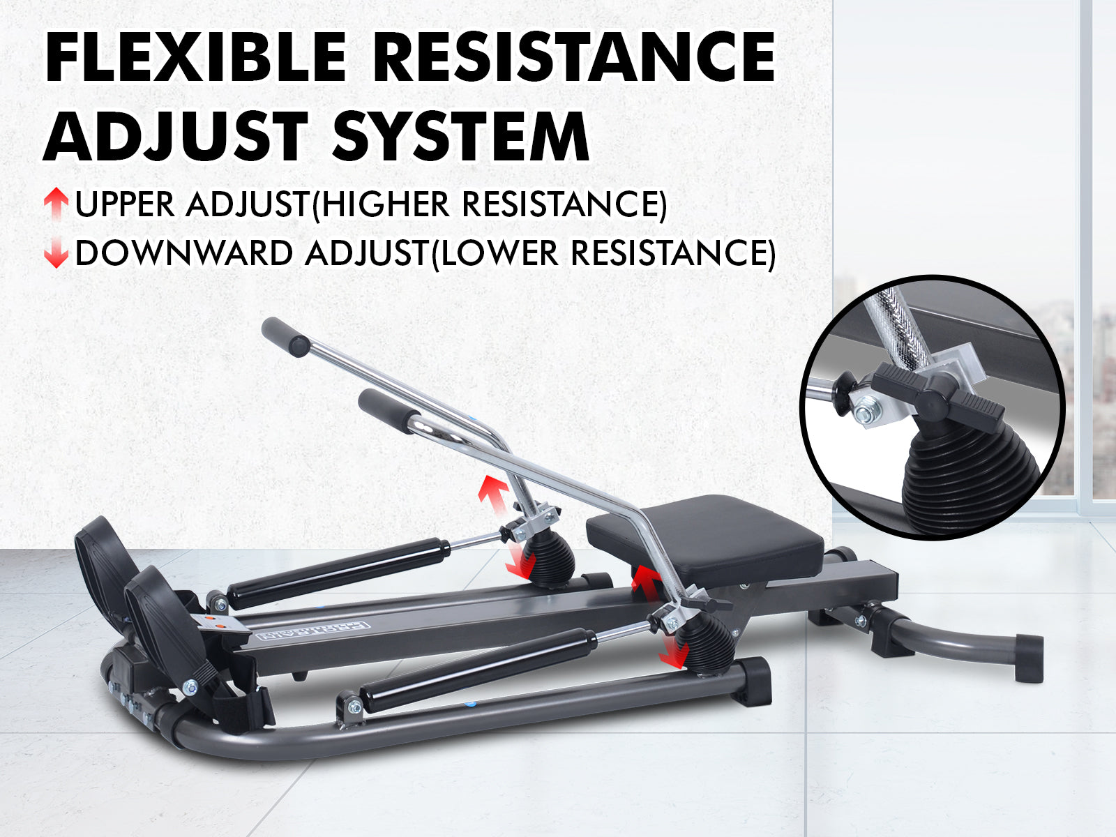Rowing Machine Brake System