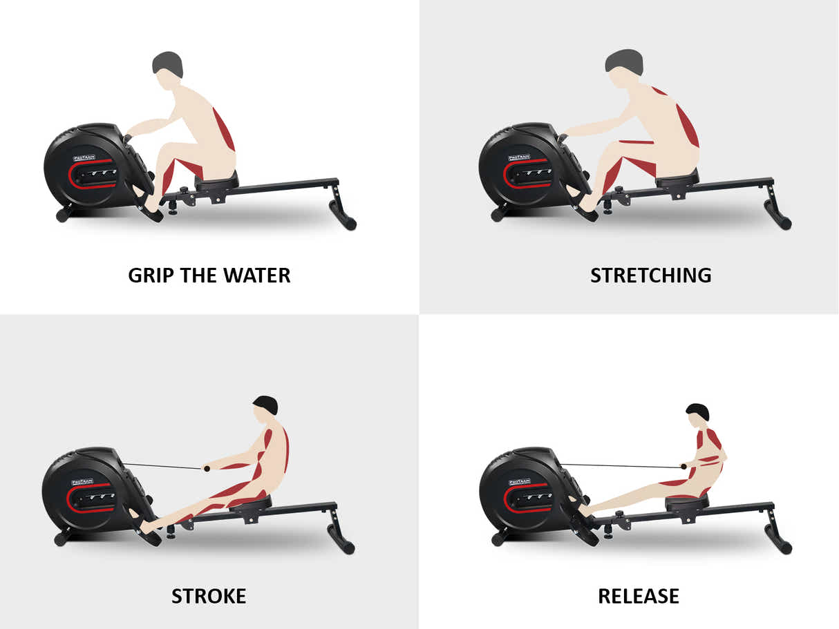 Rowing Machine Elastic Rope System