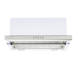 Parmco Rangehood Retractable, 600mm, Stainless 7003MH
