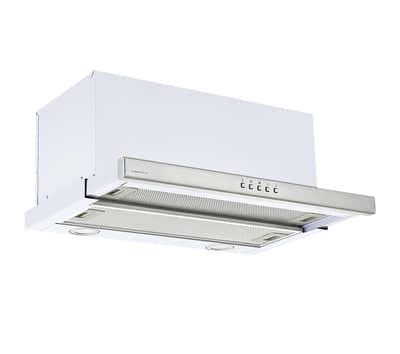 Parmco Rangehood Retractable, 600mm, Stainless 7003MH