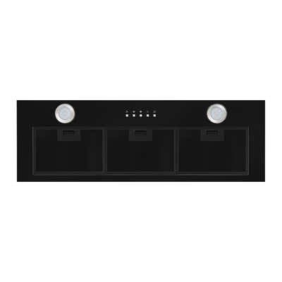 Parmco RANGEHOOD TURBOPAK 900MM BLACK 1000M3H