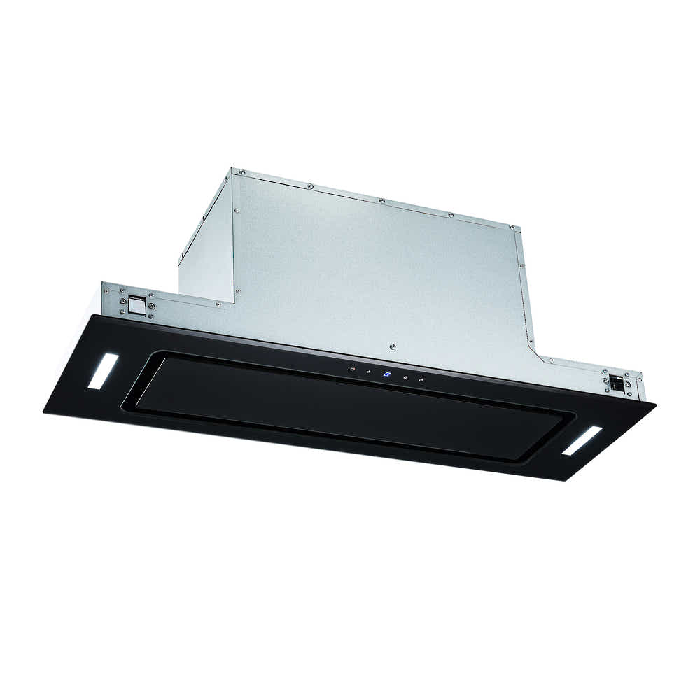 Parmco TURBO PAK PLUS 900MM BLACK GLASS 1000M3H