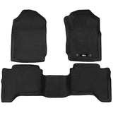 DS NA Car Floor Mats Rubber Fits Ford Ranger PX PX2 PX3 Dual Cab 2011-2022 3D