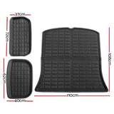 DS NA Tesla Model Y 2021-2024 Rear Well Front Toolbox Boot Liner Floor Mat