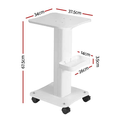 DS NA Salon Trolley Cart Spa Beauty Rolling Tray Hairdressing Storage Stand