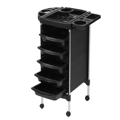DS NA Salon Trolley Cart Spa Beauty Rolling Tray Hairdressing Storage 6 Tiers