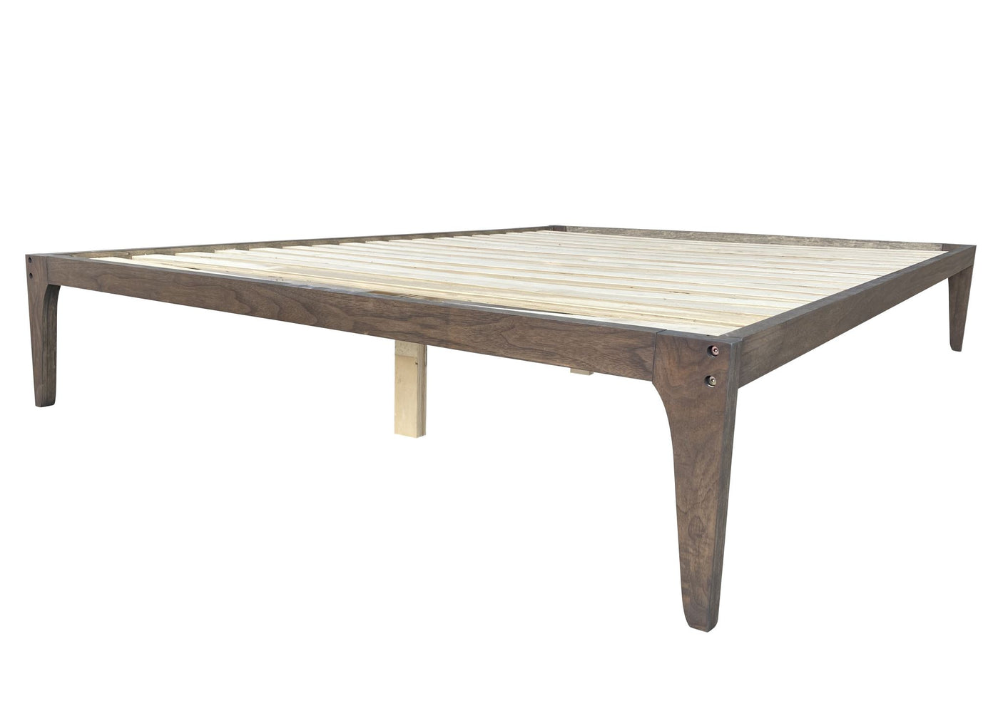 Samuel Double Bedframe - Walnut