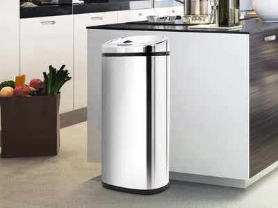 DS 50L Square Sensor Bin - Silver