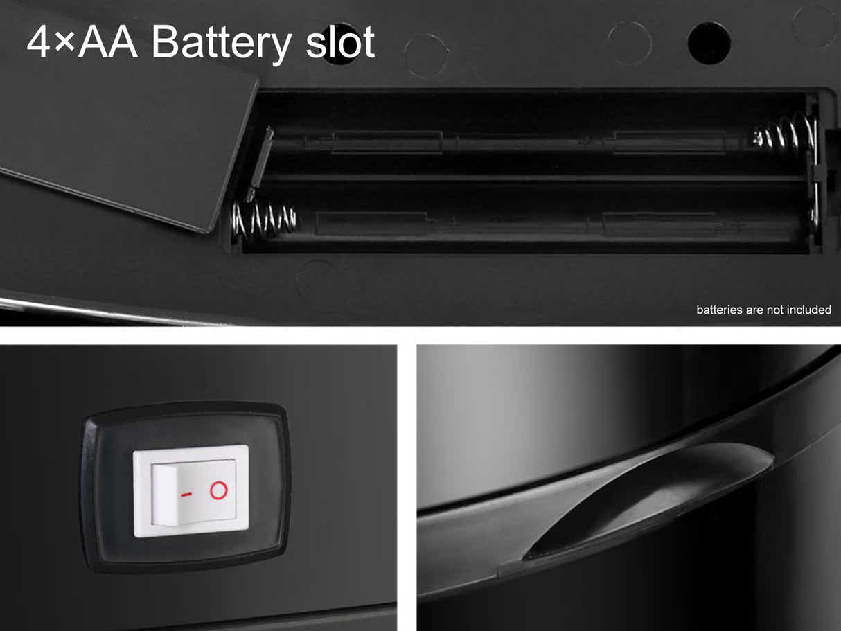 DS 58L Square Sensor Bin Black