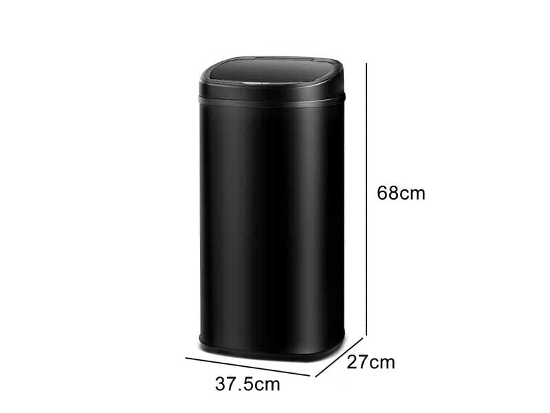 DS 58L Square Sensor Bin Black