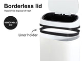DS 58L Square Sensor Bin White