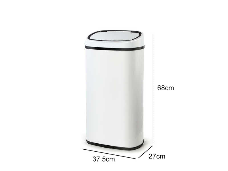DS 58L Square Sensor Bin White