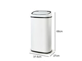 DS 58L Square Sensor Bin White