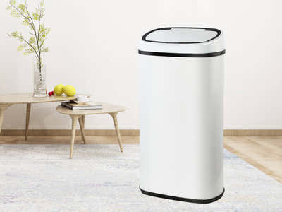 DS 58L Square Sensor Bin White