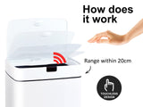 45L Square Sensor Bin