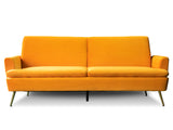 Gyllene Velvet Sofa Bed