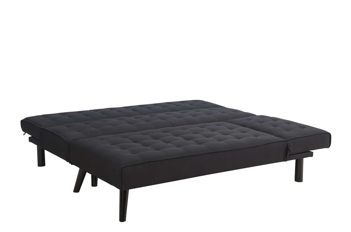 Boston Sofa Bed Chaise - Black