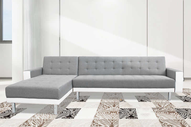 Klika Sofa Bed - Grey and White