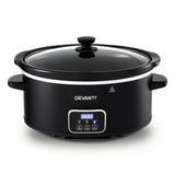 DS NA Devanti 5.6L Slow Cooker Electric Multi Cooker with 3 Heat Settings