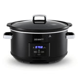 DS NA Devanti 8L Slow Cooker Electric Multi Cooker with 3 Heat Settings and Keep