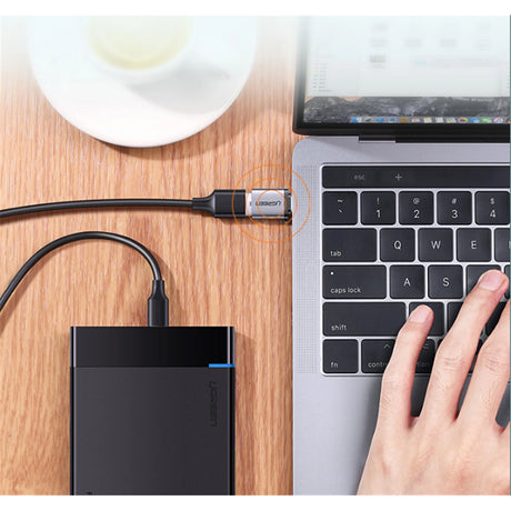 DS PB UGREEN USB-A 3.0 Female To USB-C Type-C Male Convertor Adapter With Lanya
