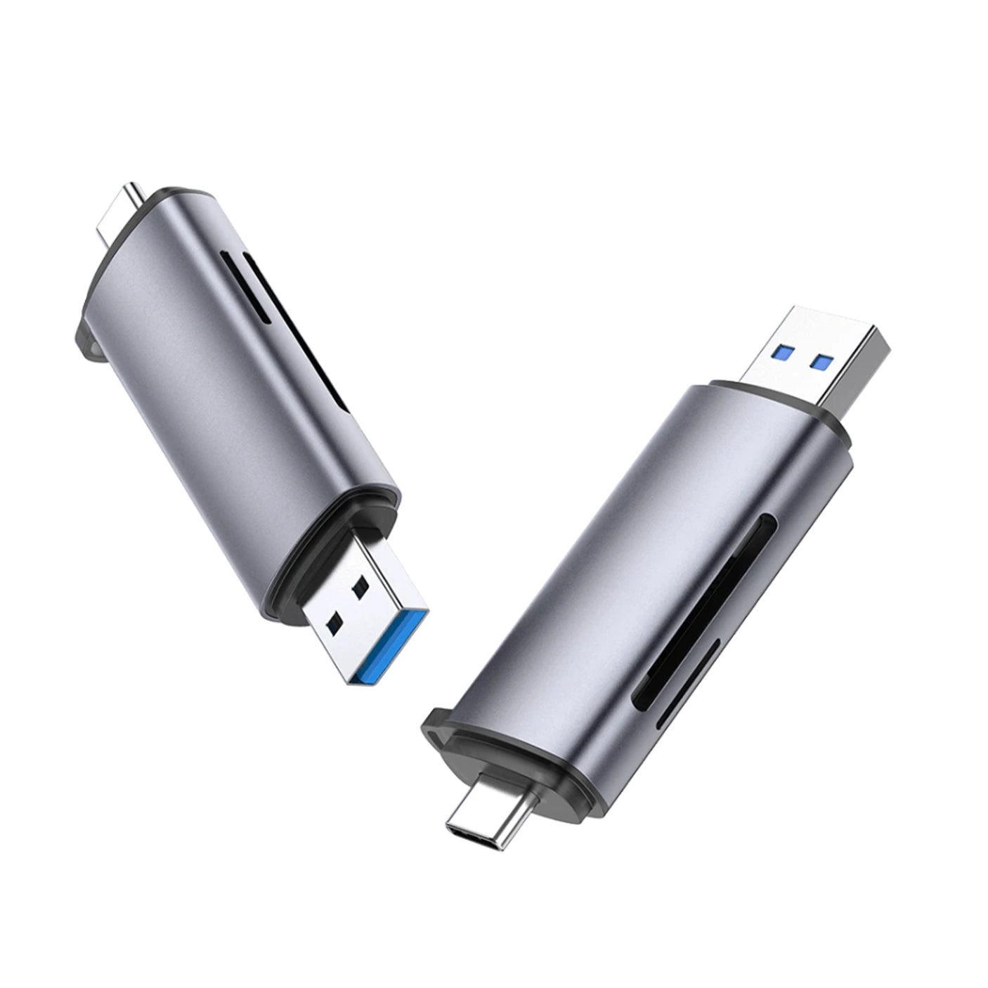 DS PB UGREEN CM185 USB-C & USB-A 3.0 Male To SD/TF Dual Slots OTG Card Adapter