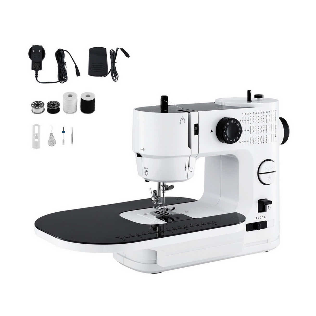 DS NA Devanti 39 Stitches Mini Sewing Machine Portable Sewing Machine Kit