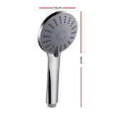 DS NA Handheld Shower Head 4.5" High Pressure 5 Modes Poweful Round Chrome