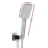 DS NA Handheld Shower Head Holder 3.1'' High Pressure Silver