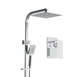 DS NA Cefito 10'' Rain Shower Head Set  High Pressure Mixer Tap Chrome