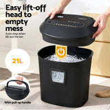 DS NA Devanti Electric Paper Shredder for Home Office 10 A4 Paper Sheet
