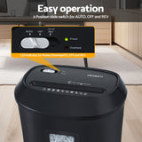 DS NA Devanti Electric Paper Shredder for Home Office 10 A4 Paper Sheet