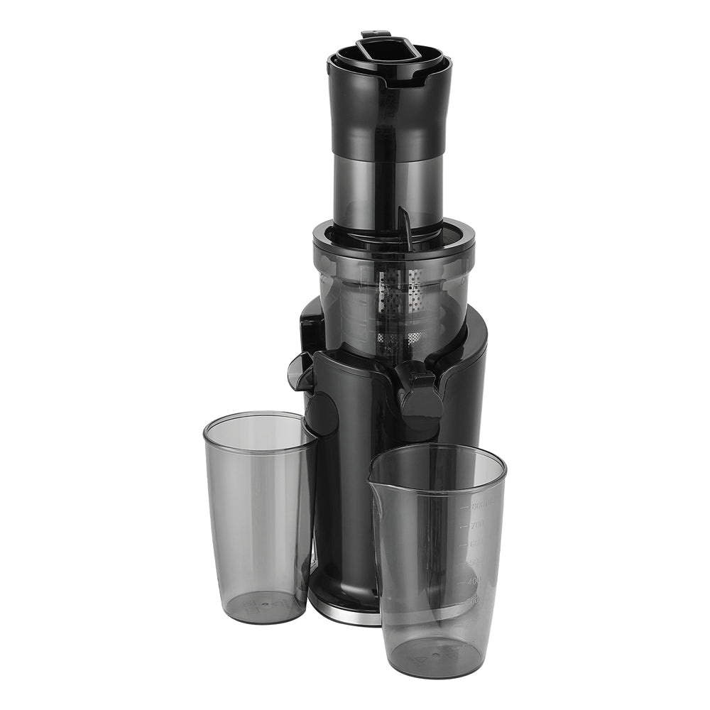DS NA Devanti Slow Juicer Cold Press Fruit Juice Extractor 200W Black