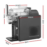 DS NA Devanti 5in1 Slushie Machine Ice Cream Maker 2L Grey