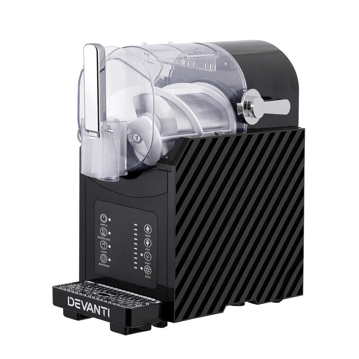 DS NA Devanti 1.8L Slushie Machine Maker Frozen Smoothies Milkshakes Black