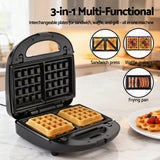 DS NA Devanti 3-in-1 Sandwich Press Waffle Maker Panini Press Grill 850W