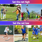 DS NA 3.6M Badminton Tennis Net Portable Volleyball Kit Adjustable Height