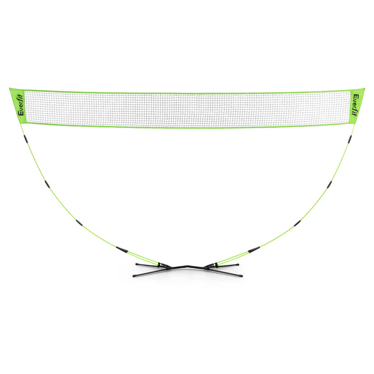 DS NA Everfit 3M Badminton Tennis Net Portable Volleyball Kit Yellow